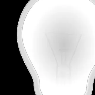 a light bulb with a question mark on the base, symbolizing a problem bulb in need of management or replacement