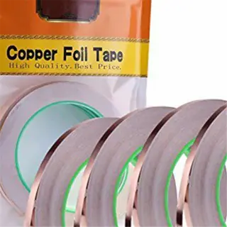 a package of oubakas copper foil tape with five rolls