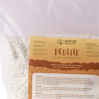 bag of perlite soil amendment with product information