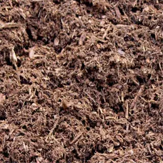 close-up of a rich, dark acidic soil mix with organic matter