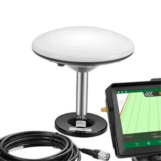farm gps equipment with antenna and display screen