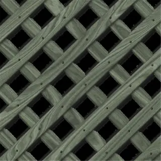 green vinyl lattice gardening grid with diagonal pattern