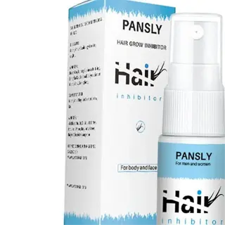packaging of pansly hair growth inhibitor spray for body and face